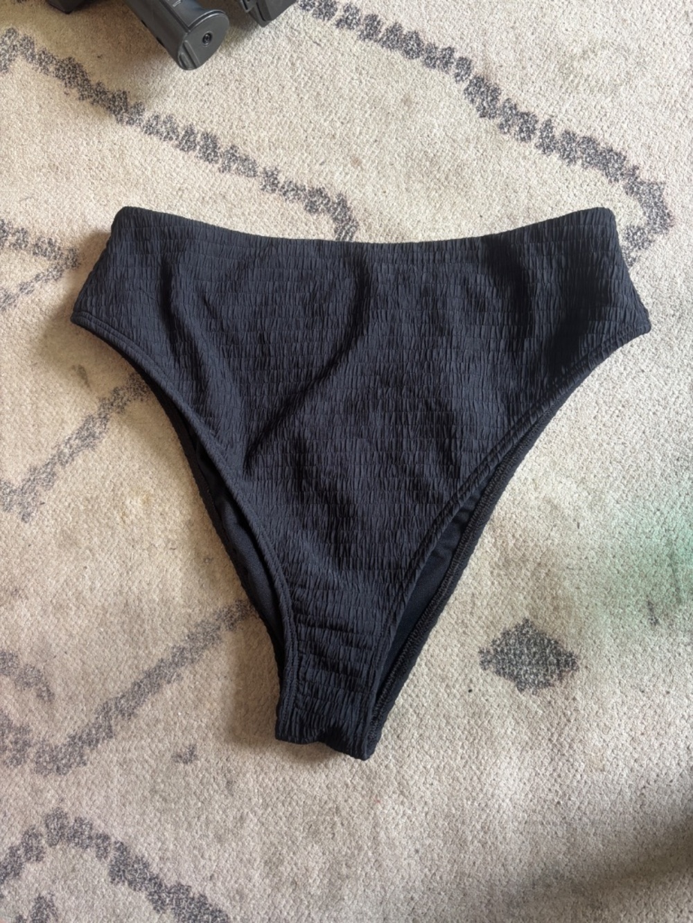 Abercombie & Fitch textured black bikini bottoms NWT *accepting offers